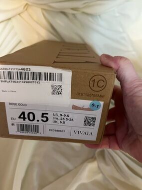 VIVAIA Rose Gold Shoes Size EU 40.5